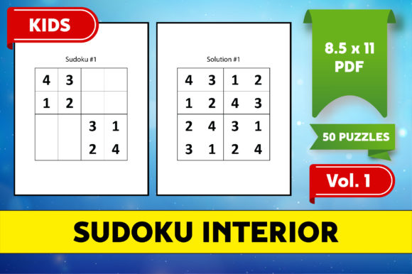 Engaging Kids Sudoku Puzzles for KDP