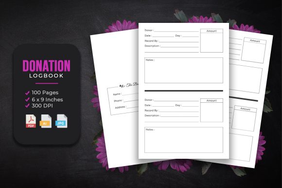 Exploring the Donation Log Book KDP Interior Design for Professional Publishing
