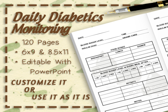 Manage Your Diabetes with a Daily Log Book