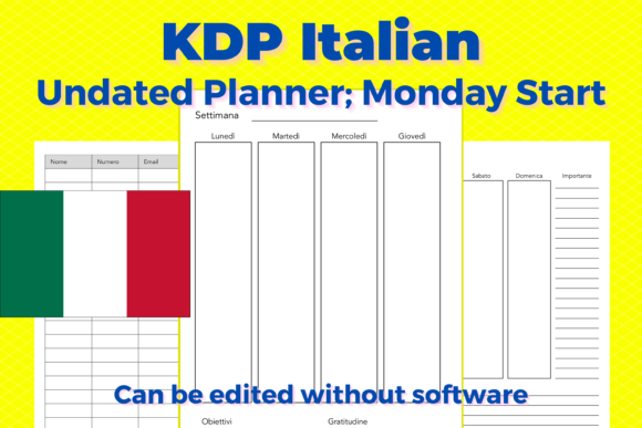 Mastering the KDP Italian Undated Planner: A Comprehensive Guide