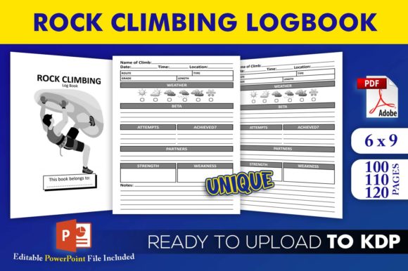 Strategic Use of Rock Climbing Logbook KDP Interior for Enhanced Planning and Productivity