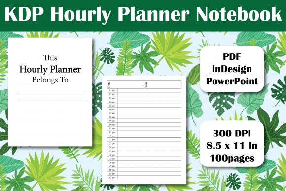 Streamline Your Schedule with KDP Hourly Planner