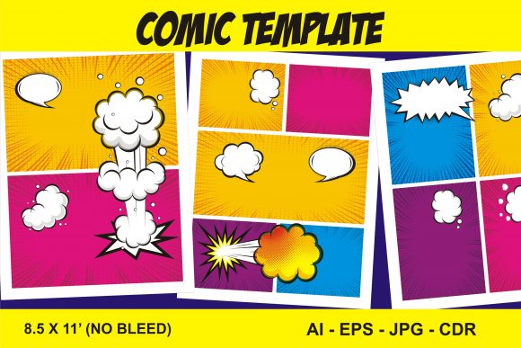 Unlocking Creativity with the Comic Blank Template Vector: A Comprehensive Guide